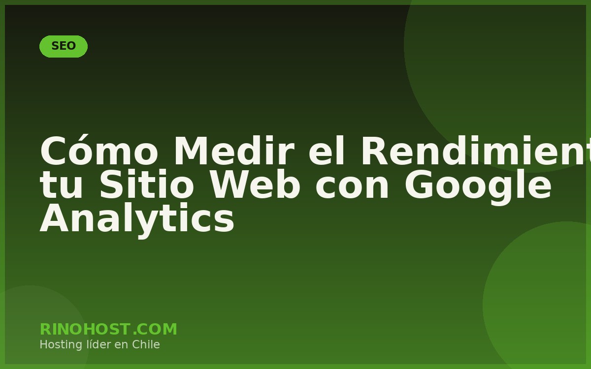 Cómo Medir el Rendimiento de tu Sitio Web con Google Analytics